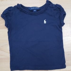 Navy Ralph Lauren cotton t shirt